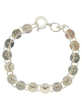 Tiffany & Co 1837 Circle Link Bracelet Silver Chain